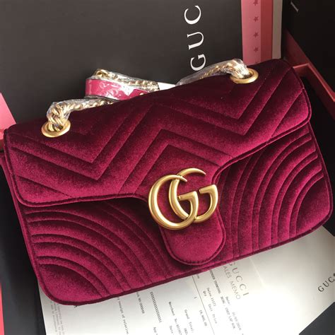 gucci velvet media o piccola|gucci marmont leather.